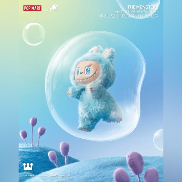 🩵 HOPE THE MONSTERS Big Into Energy CONFIRMED HOPE Labubu - Picture 7 of 8